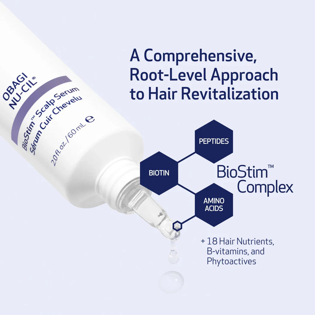 Obagi Nu-Cil BioStim Scalp Serum 60ml – Scalp Serum for Thinning Hair & Weak Hair Growth