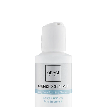 obagi clenziderm md foaming cleanser open bottle