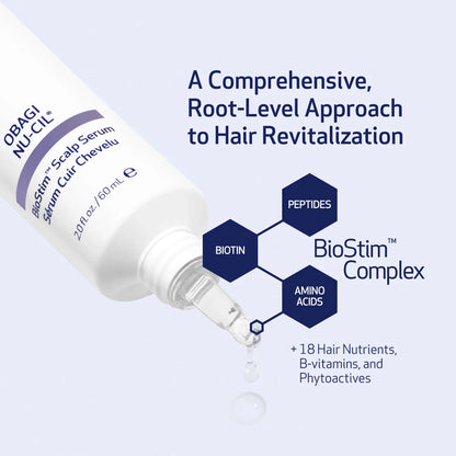 Obagi Nu-Cil BioStim Scalp Serum 60ml – Scalp Serum for Thinning Hair &amp; Weak Hair Growth