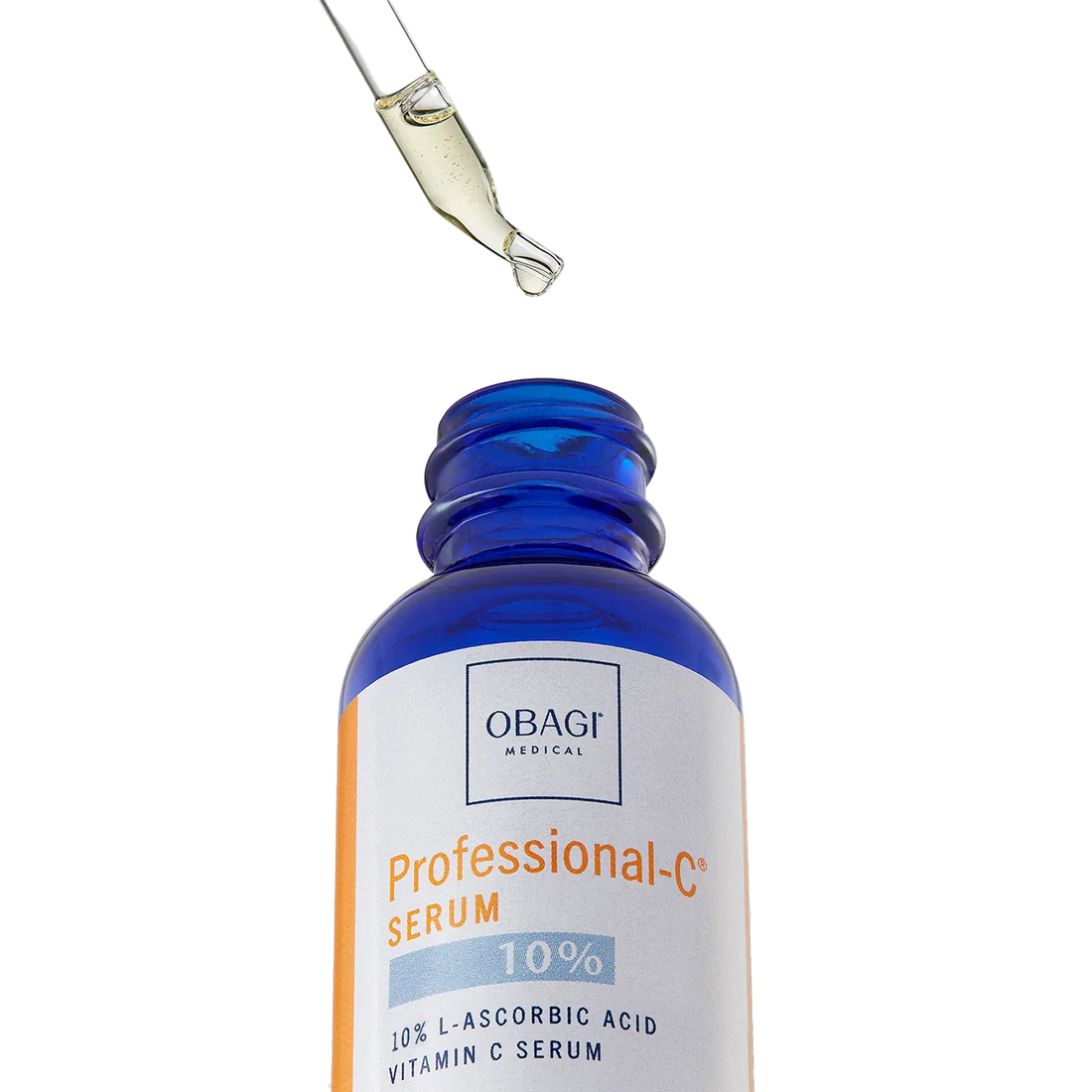 Obagi Professional-C Serum bottle with dropper on a white background