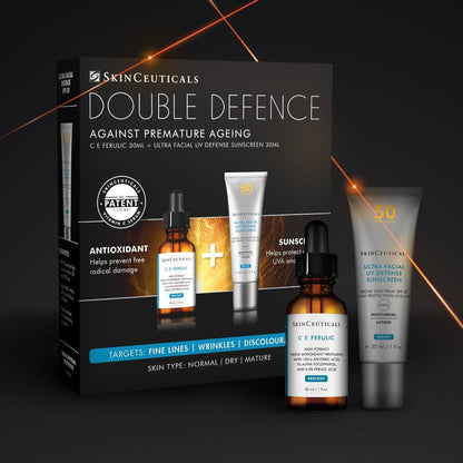 skinceuticals double defense c e ferulic antioxidant spf care for ageing sun exposed skin